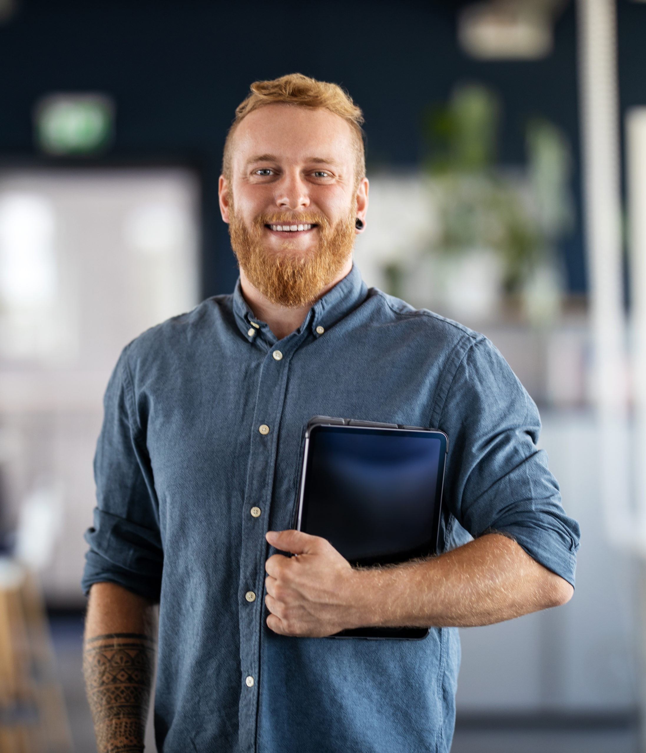 Portrait of a confident young businessman
